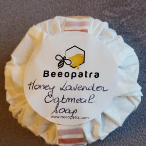 2 Exfoliating Honey Lavender Oatmeal Soaps